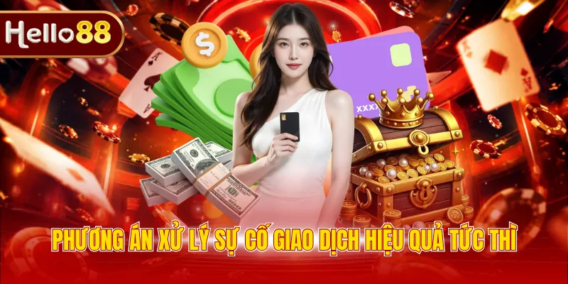 Phương án xử lý sự cố giao dịch hiệu quả tức thì