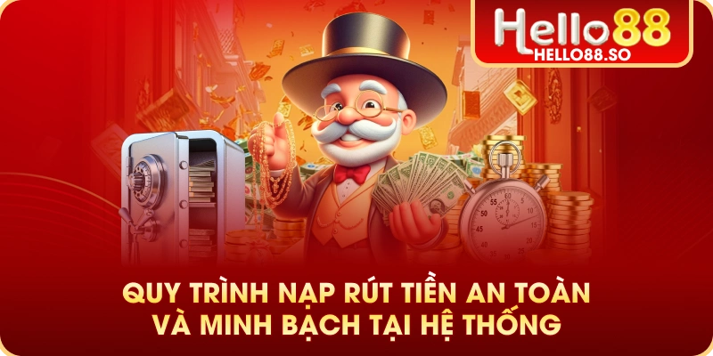 Quy trình nạp rút tiền an toàn và minh bạch tại hệ thống