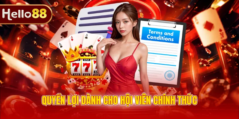 Quyền lợi dành cho hội viên chính thức
